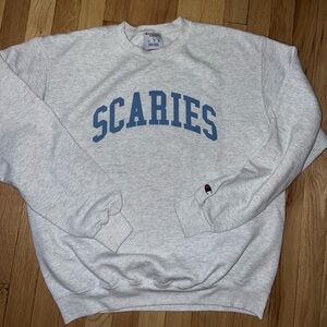 Sunday Scaries Champion Light Gray Crewneck